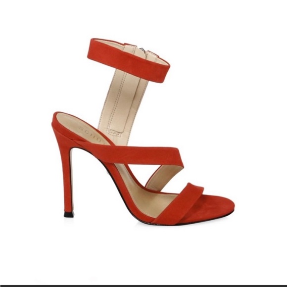 Schutz red strappy heels size 7 - Picture 3 of 7